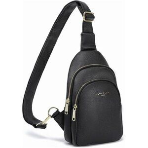 INICAT Crossbody Sling Bags Fanny Packs Purses Chest Bag for Women